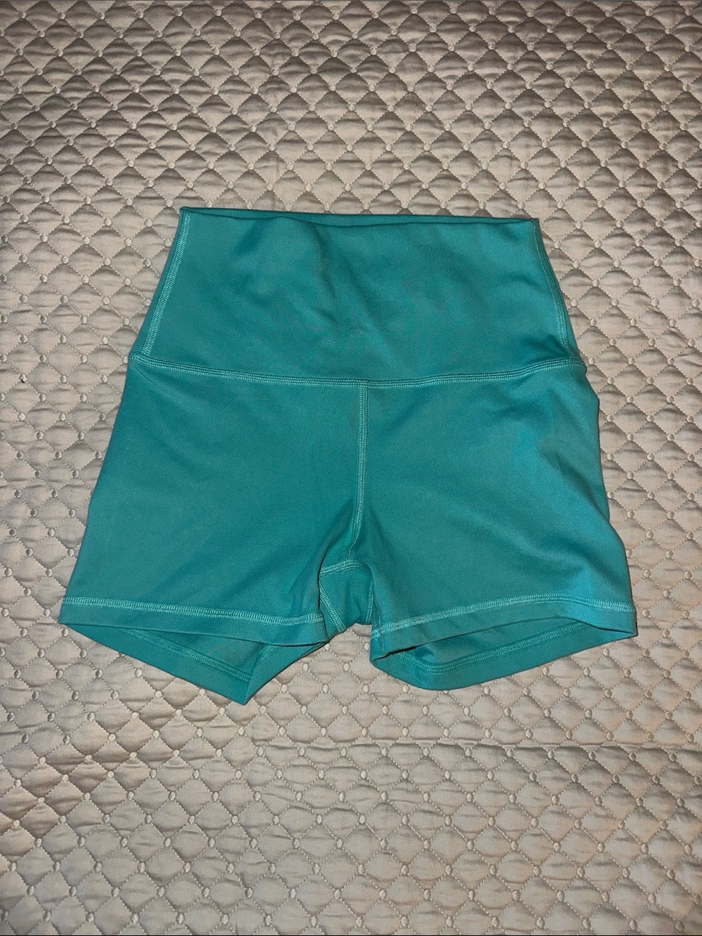 Gilly Hicks High-Waist Shorts in Teal